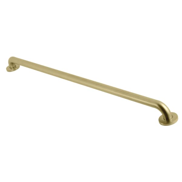 Contemporary DR514427 Meridian 42" X 1-1/4" ADA Grab Bar, Brushed Brass, 44.81 L, Brass